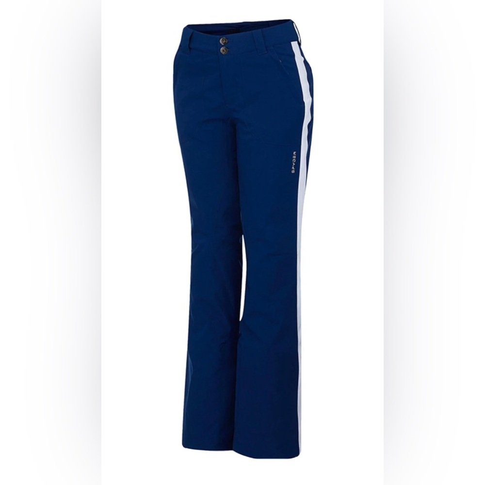 Spyder Deep Blue Ski Pants with White Trim